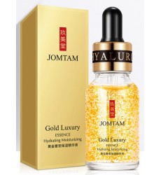 JOMTAM эссенция уменьшающая поры с частичками золота "Gold Luxury Essence". 15мл.